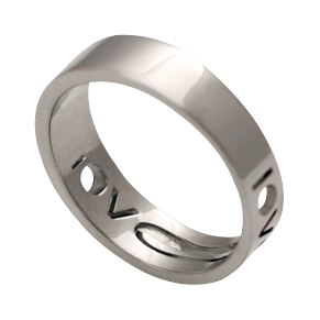 See You | Wedding Ring | 9 White Gold - Click Image to Close